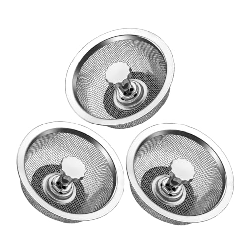 Colador para fregadero de cocina de acero inoxidable