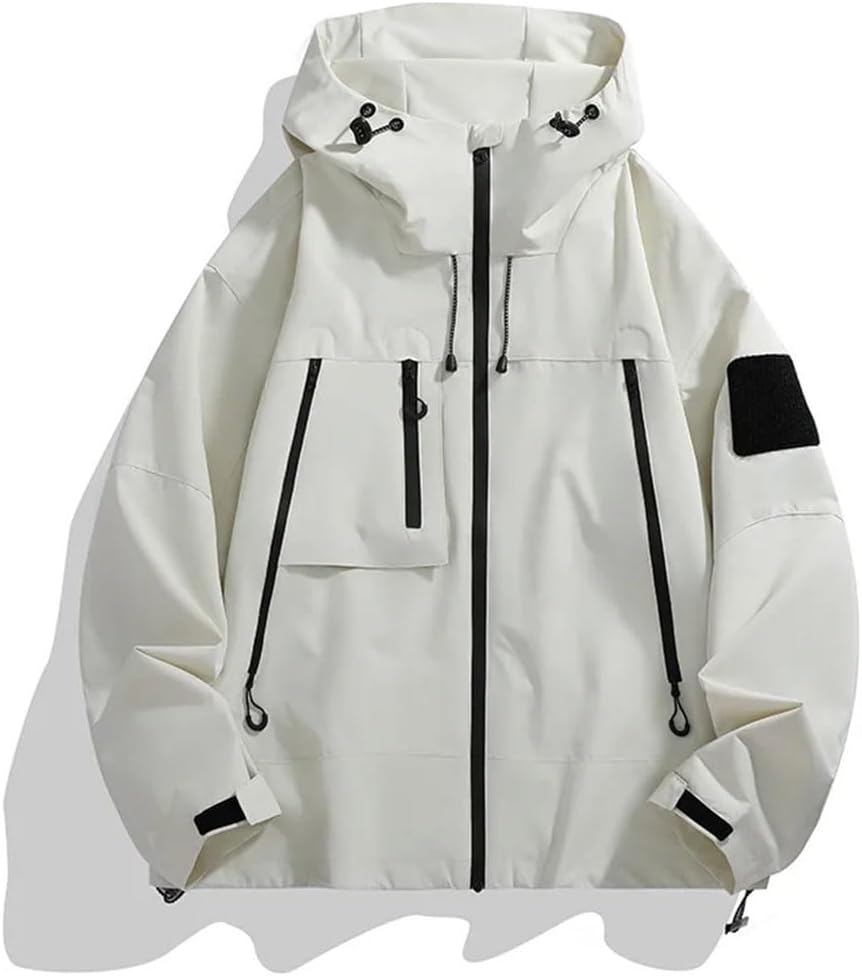 Men's Outdoor Windproof Coats Tooling Hooded Jackets Fishing Hiking Suit Jacket