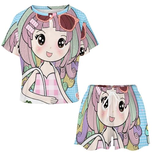 Ensemble de pyjama pour femme aux finitions soignées pour l'été