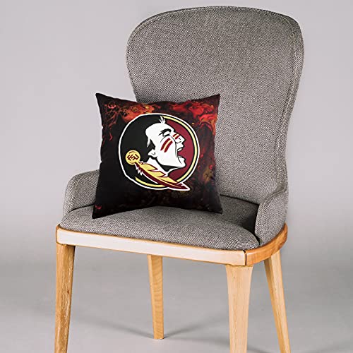 Image of College Covers Florida State Seminoles 2 Sided Color Swept Decorative Pillow, 16 inch, Made in The USA