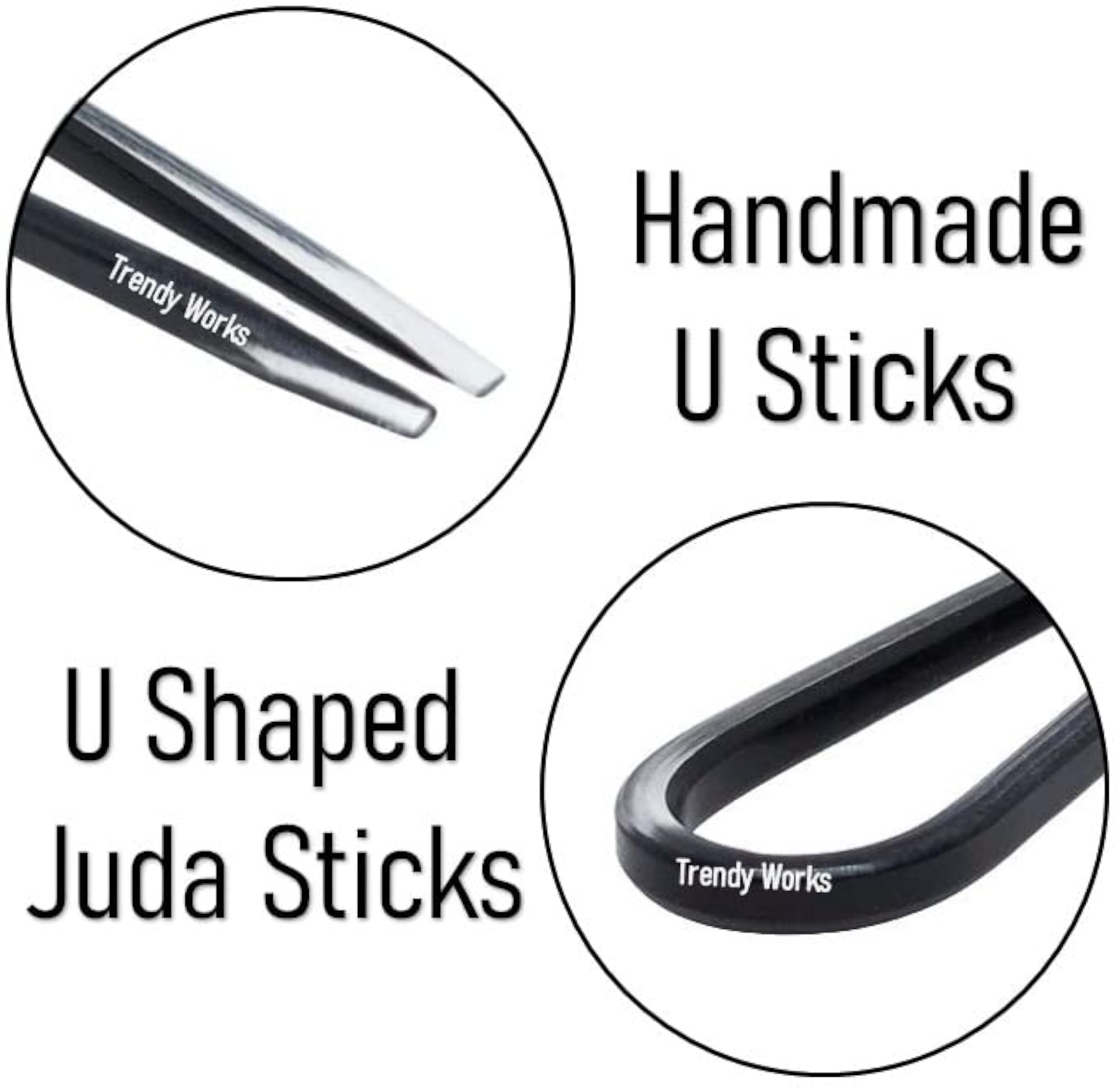 12 Pieces U-Shape Juda Stick Hair Bun Pins