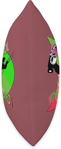 Miniatura 2 de Freestyle Kitesurfer Be Up with The Boards Fun Pun 4 Throw Pillow, 16x16, Multicolor