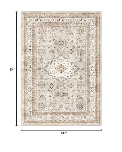 Cotiled RUG23113 Vintage Living Room Area Rug 5X7 thumb #1