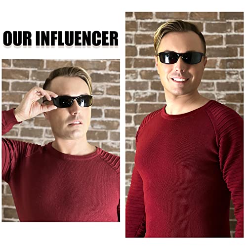 Image of DUCO Polarized Sunglasses for Men 100% UV400 Protection Metal Frame Driving Men's Sun Glasses