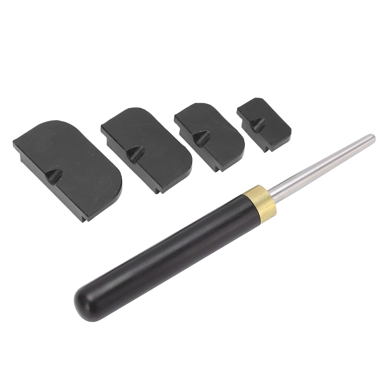 Kit de herramientas de reparación de saxofón, kit de herramientas de reparación de saxofón, almohadillas de orificio de tono, barra de lapeado de abolladuras para saxofón de agudos de rango medio teno