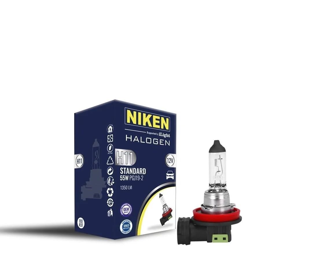 NIKEN Ampul NIKEN 12V H11 55W Halojen Pgj19-2