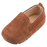 Mocassins plats faciles à enfiler et à enlever. Cela peut faire gagner du temps aux parents et cultiver l'indépendance des enfants.