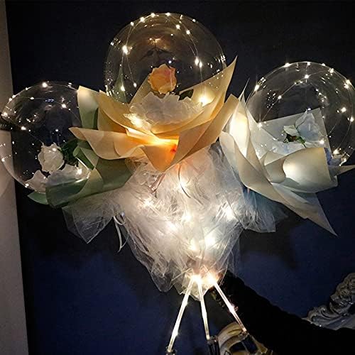 Sumind 40 Pieces Bobo Balloons Transparent Bubble Bobo Balloon Praty Bobo Balloons Clean Bobo Balloons for Christmas Wedding Birthday Party Decorations (10 Inch, 18 Inch, 20 Inch, 24 Inch)