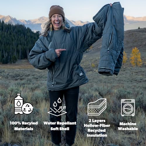 Selk'bag SWYTCH Lite Wearable Sleeping Bag & Jacket | 2-en-1, ligero, ecológico, 40°F para camping y viajes miniatura 5