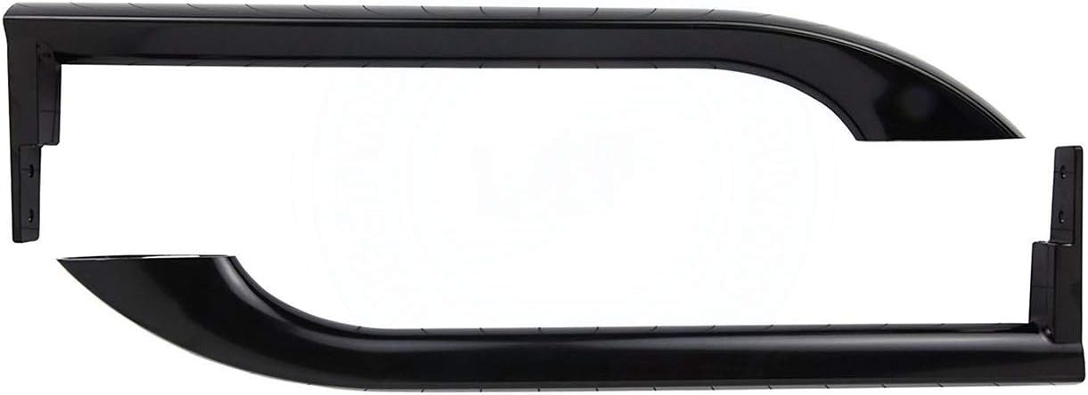 Upgraded Lifetime Appliance 5304506471 Door Handles Compatible with Frigidaire Refrigerator - 5304504510, 5304504509 Black 17"