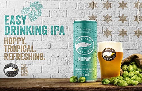GOOSE ISLAND Cerveja Midway, Lata Sleek, 350ml