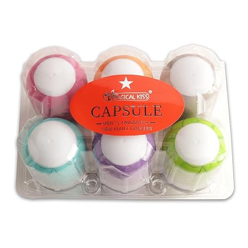 Kit com 06 Masturbador Masculino Egg Cápsula – Men´s – Magical Kiss
