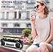 Retro Boombox, Radio Cassette Player Recorder, FM Radio, Headphone Jack, USB/Micro SD Slots, Convert Cassettes to USB/SD, Classic 80s Style Retro, Built-in Microphone