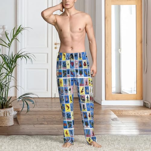 Nutcracker Mouse King Ballet Dance Men's Pajama Pants Drawstring Pajama Bottoms Sleepwear Lounge Pant With Pockets3