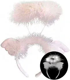 Tiara Anjo Com Led