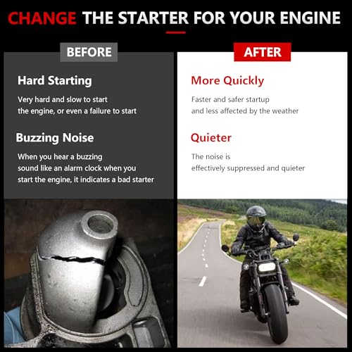 Starter Motor para Harley Davidson FL Series 65-76 / XLH Sportster 1000cc 75-85 / Electra Glide 55-82 / Tour Glide 79-82 / XLCH 58-79 / XLS Roadster 78-85 / XR 69-75 Replaces OE# 31458-66 miniatura 5