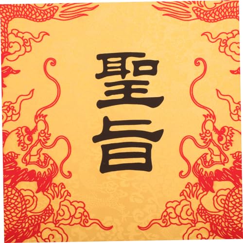 Déguisement d'empereur chinois avec 4 accessoires de scène Cabilock pour le théâtre