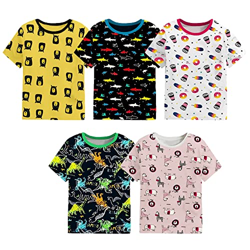 Image of Kuchipoo Baby Girl & Baby Boy Regular Fit Cotton T-Shirt