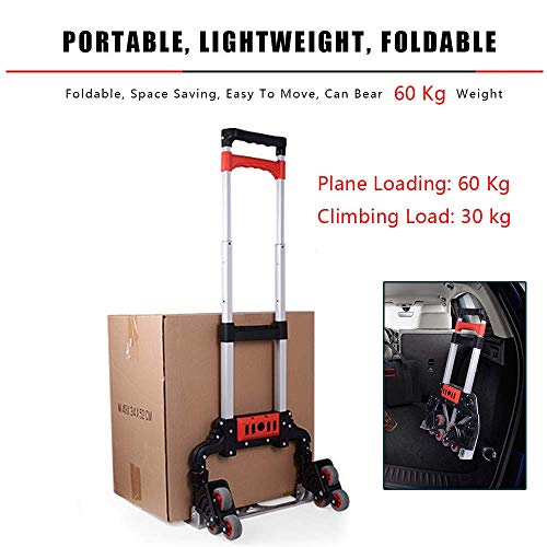 Carrito plegable para equipaje con capacidad de 45 kg miniatura 6