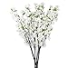 Tinksky Artificial Cherry Plum Peach Blossom Spray Branch Silk Flowers Tree - 10 Pieces