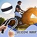Silicone Riding Whip Riding Whip Training Tool Comfortable Handle Soft Racing Accessories Costume Accessories, Riding Crop for Equestrian Sports, Hhorse Dressage Whip with Non Slip Handle, Horse Tra