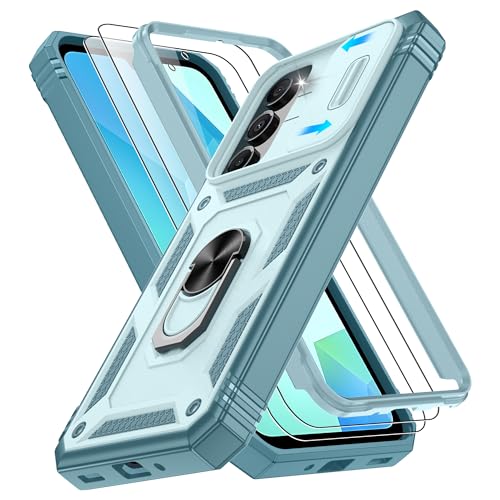Coque Samsung Galaxy A06 incassable verte pour éviter les fissures d'écran