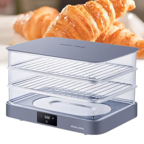 Boîte à pain électrique à chambres réglables et design transparent - 2