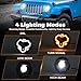 POVTOR 7 Inch LED Headlights, 1000% Bright Anti-glare H6024 Headlight Assemblies with DRL Turn Signal Hi/Lo Beam Compatible with Jeep Wrangler JK JKU TJ LJ CJ Mazda Miata Chevy Ford Hummer H1 H2