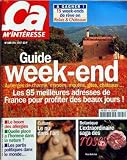 CA M'INTERESSE [No 195] du 01/05/1987 - GUIDE WEEK-END - 85 ADRESSES - LE BOOM DES ALLERGIES - QUELLES PLACE A L'HOMME DANS LA NATURE - LES PARTIS POLITIQUES DANS LE MONDE - CULTURE - LE NU DANS L'ART - BOTANIQUE - L'EXTRAORDINAIRE SAGA DES ROSES