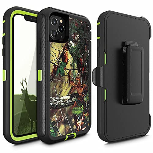 Coque iPhone 13 Pro Max antichoc pour randonnée et chantier vert