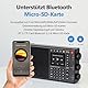 CHOYONG LC90 Multi-Band Smart Internet Radio Tragbares AM/FM, Lang- & Kurzwellenradio mit WiFi, Bluetooth, TF Karte choyoung