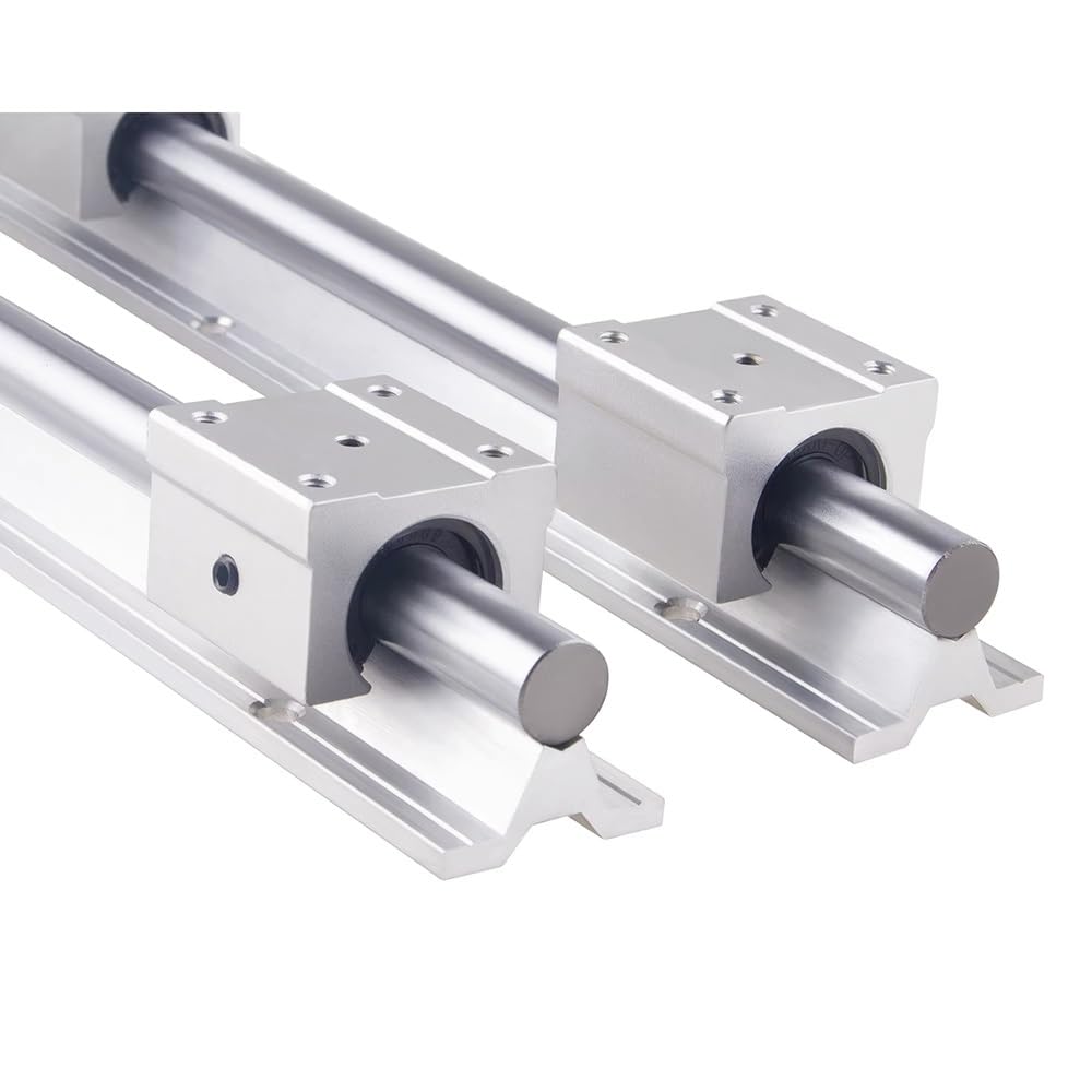 2 Sätze Linearführungen SBR12/SBR16/SBR20 Und 4 Sätze Linearschlitten SBR12UU/SBR16UU/SBR20UU(SBR12,250mm)