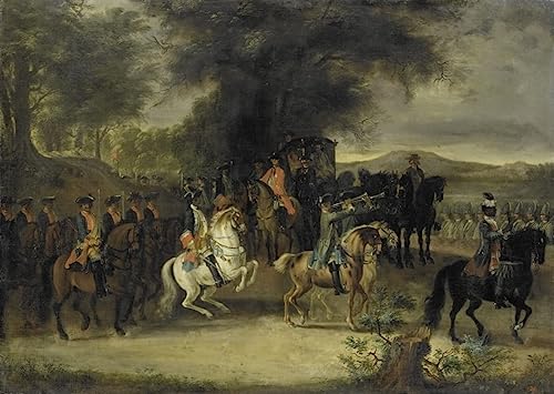 Lienzo decorativo vintage Cornelis Troost de 60x90cm para decorar las paredes del dormitorio