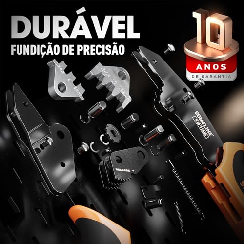 Kit de ferramentas de crimpagem de conector solar SOMELINE®, 14-10 AWG para fio de cabo de painel so