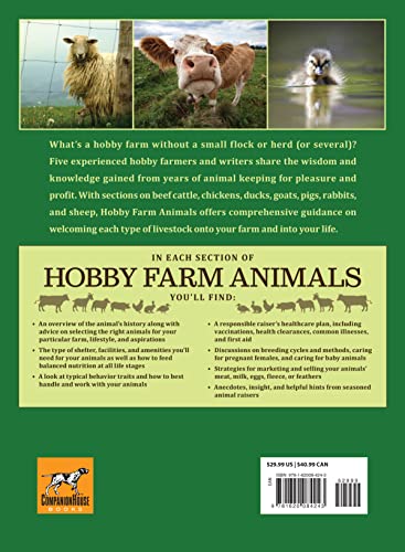 Ultimate Guide to Hobby Farm Animals: Raising Beef Cattle, Chickens, Ducks, Goats, Pigs, Rabbits, and Sheep (CompanionHouse Books) Everything a Hobby Farmer Needs to Know for Small-Scale Farming - Thumbnail 2