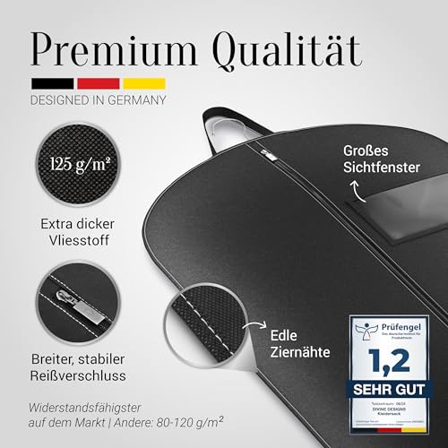 Anzugtasche DD Divine Designs mit 3 Kleidersäcken und Schuhbeutel