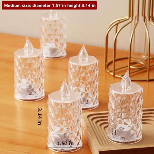 Battery Operated Tea Light Candles - Safe & Long Lasting - Image 5