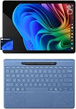 Microsoft Paquete Surface Pro 11, tableta 2 en 1 con teclado Sapphire Flex y bolígrafo delgado, Copilot+ PC, pantalla táctil OLED de 13 pulgadas, Snapdragon X Elite de 12 núcleos, 16 GB de RAM, SSD de