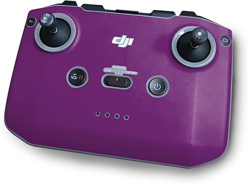 MightySkins Skin Compatible with DJI RC-N1 Controller - Solid Purple  Protective, Durable, and Unique Vinyl Decal wrap Cover  Easy to Apply  Made in