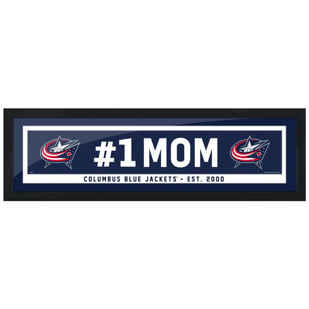 Columbus Blue Jackets #1 Mom 6x22 Frame