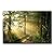 Forest Wall Art Nature Modern Canvas Painting The Picture for Home Decoration Foggy Morning Spring Landscape Print On Canvas Giclee Artwork for Wall Decor