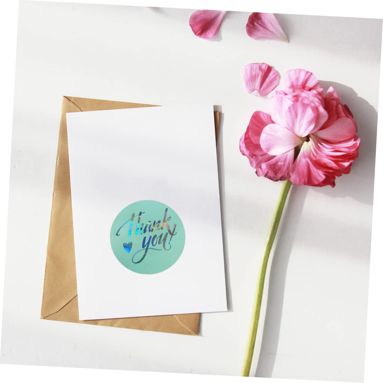 SHINEOFI 12rotoli Adesivi Per Confezioni Etichette Adesive Per Matrimonio Compleanni e Decorazioni Per e Imballaggi Dolci