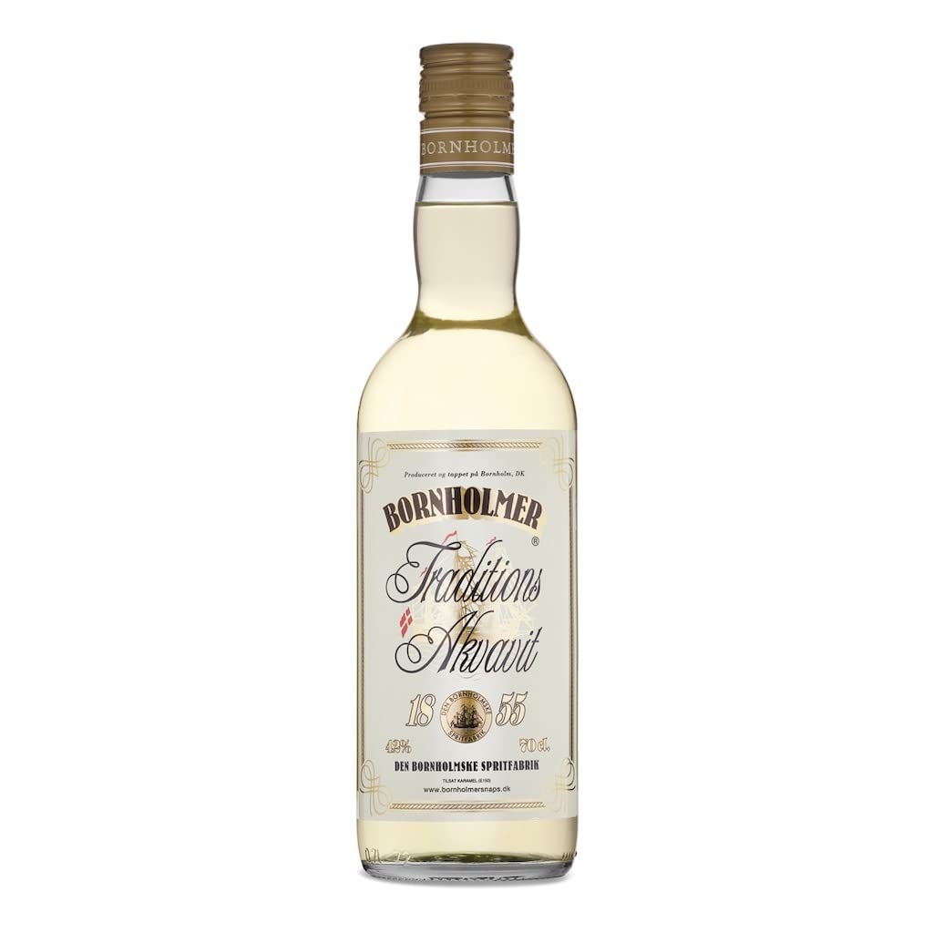 Bornholmer 1855 Traditionsakvavit, Aquavit aus Dänemark, 0,7 L, 42% Vol.