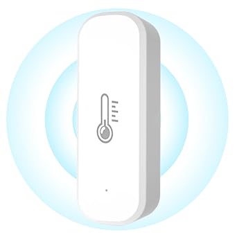 Wifi Temperature Monitor - Smart Precise Wireless Remote - Wireless Temperature Humidity Monitor - for Hotel Restaurant Apartment Businesses Bedroom Kitchen Home Dormitory