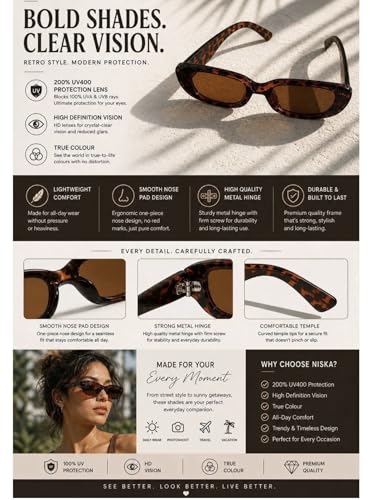 Image of IFLASH Rectangle Sunglasses for Women Retro Driving Glasses 90s Vintage Fashion Narrow Square Frame UV400 Protection Glasse
