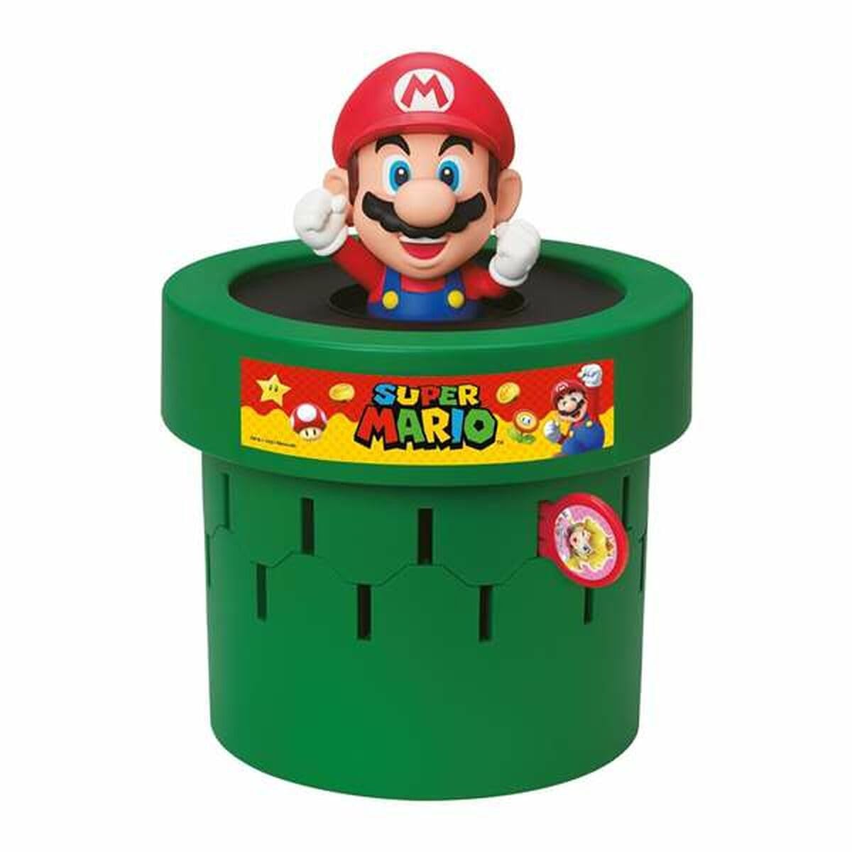 Bizak Salta Super Mario de Nintendo, Juego de Mesa con Figura de Super Mario de Gran tamaño y 24 Sticks (30693538)