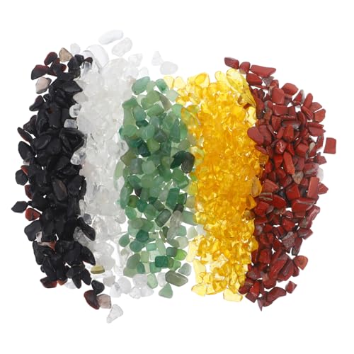 Levemolo Fish Tank Rocks Crystal Gravel Ornaments Flowerpot Stones Decorative Aquarium Gravel Garden Decor Delicate Stones