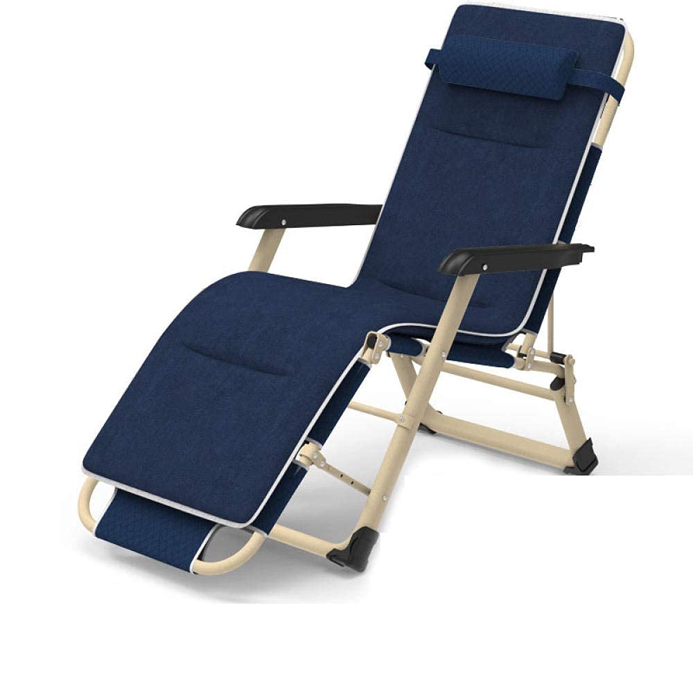 Chaise longue inclinable de jardin pliable pour soulager le dos en plein air
