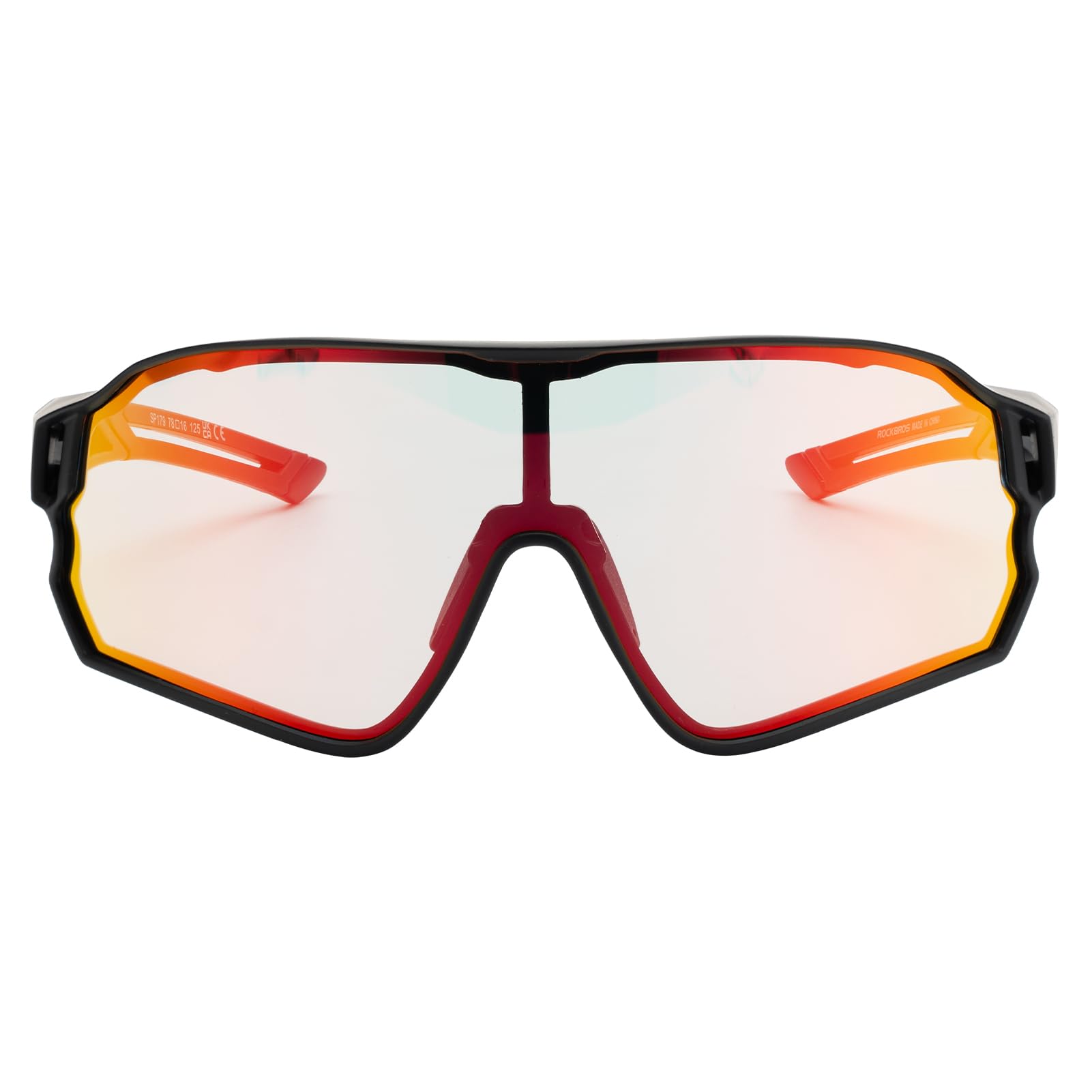 Photo 1 of ROCKBROS Photochromic Sunglasses for Men Cycling Sunglasses Sports Bike Glasses
