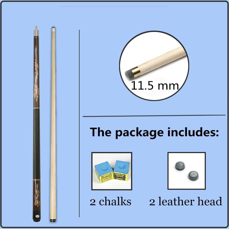 Taco de Billar Pool de 145 cm, 19 oz, Arce miniatura 5
